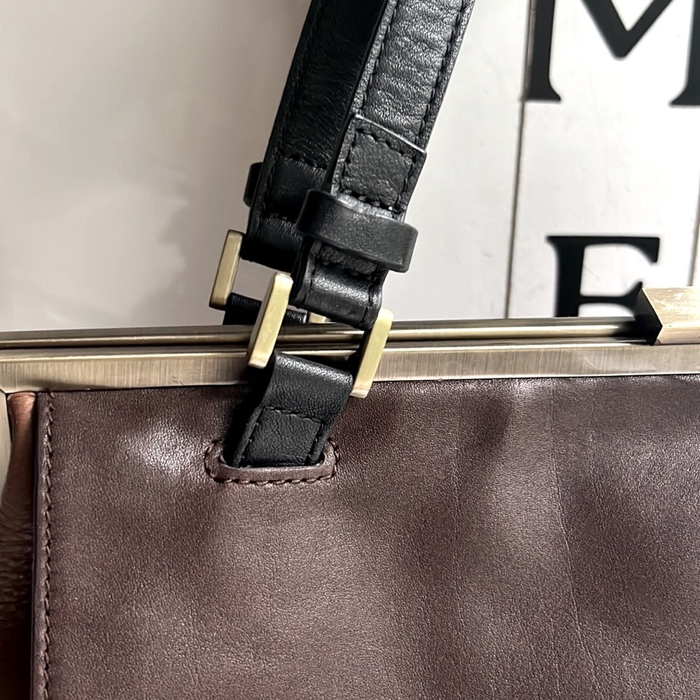 stunning SEQUOIA Paris brown leather bag - Picture 3 of 13